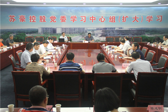 集团召开党委中心组(扩大)学习暨“十三五”发展战略规划专题辅导会