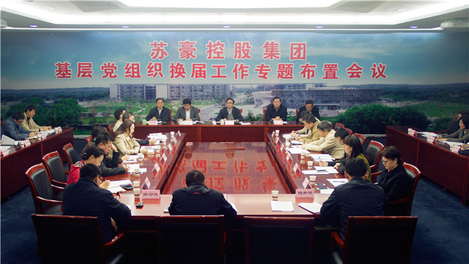 苏豪控股集团召开基层党组织换届工作专题布置会议