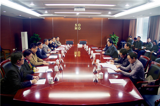 黄澜副市长一行到访苏豪控股集团